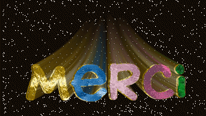 Gif animé merci 3D